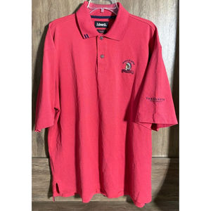 Vintage Ashworth 104th US Open Shinnecock Hills Red Golf Polo Shirt XL VanKampen